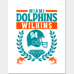 Miami Dolphins Wilkins 94 Edition 2 Posters and Art